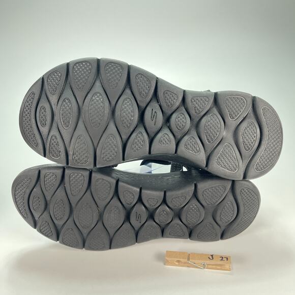 Skechers GO WALK Flex Sublime Black Hook & Loop Sandal 141451 Women's Size 10 - Picture 9 of 9